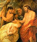 Unknown Christ and Mary Magdalene by Rubens painting